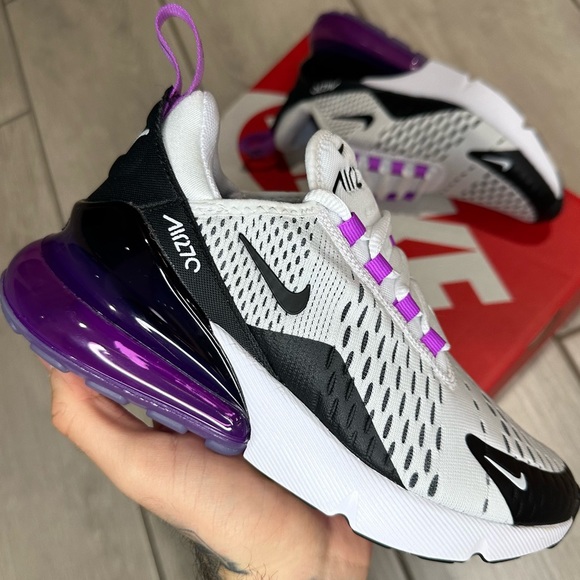 Nike Shoes - NIKE AIR MAX 270 WHITE PURPLE